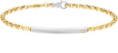 Bracciale Zancan da Uomo - Insignia Gold in Oro Giallo 18 Carati con Diamante 0,02 ct - UB006GB