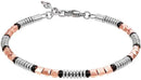 Bracciale da Uomo Zancan in Acciaio con Maglie Geometriche – Hiteck – UHB087