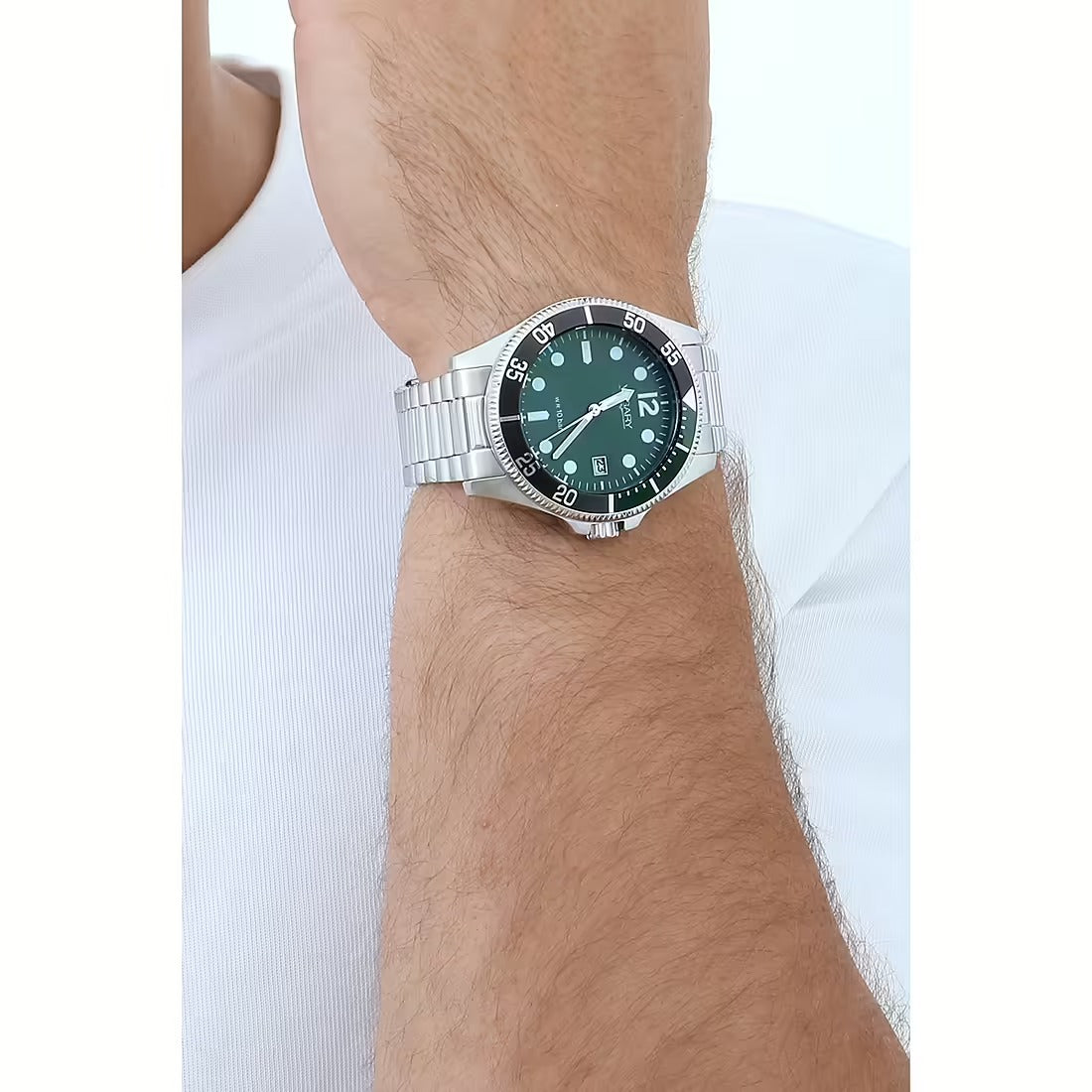 Orologio Vagary By Citizen Aqua39 Uomo, Quadrante verde, 41mm - VD5-112-41