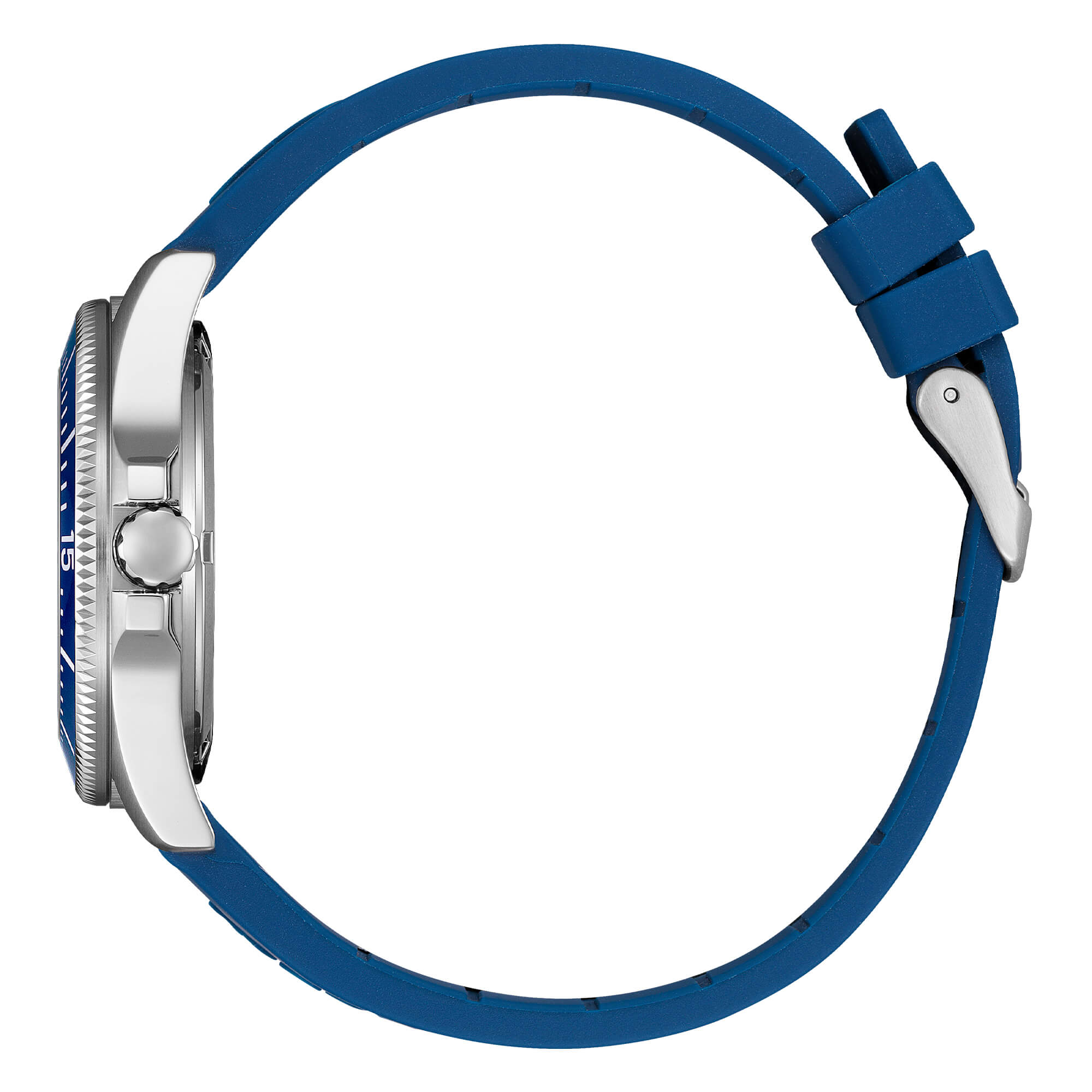 Orologio Vagary by Citizen, Aqua39 Solotempo, QUARZO QUADRANTE BLU in caucciù, 39MM - VD5-317-70