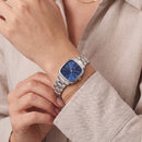 Orologio Daniel Wellington unisex quarzo quadrante blu, Cort H-Link Arctic Silver, 30mm - DW00100986