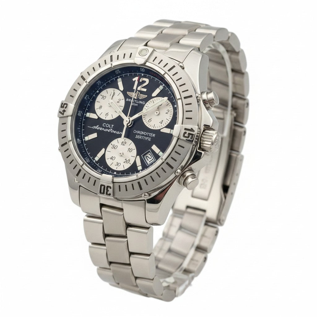 Orologio Breitling, quarzo quadrante blu, Colt Series - Chrono Colt Ocean - 38mm - A53350