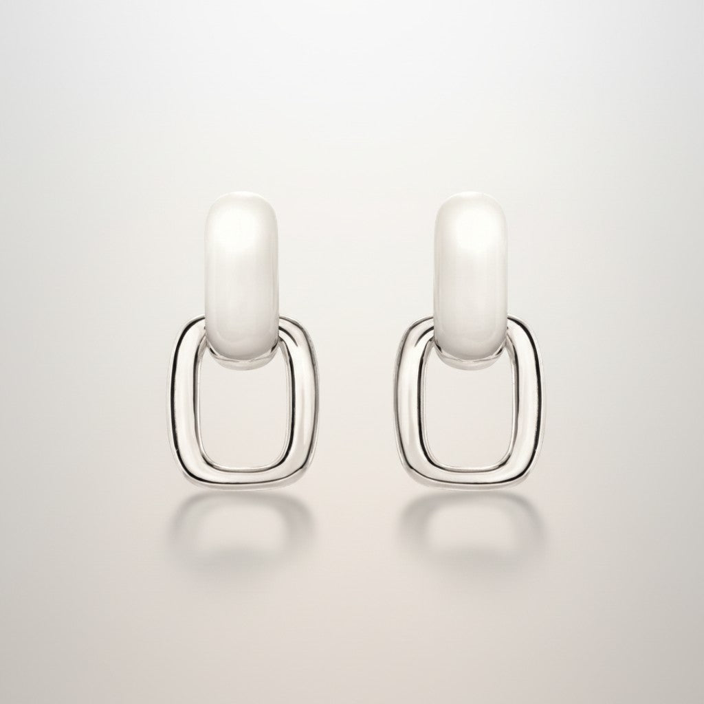Orecchini Chantecler in argento colelzione Capriness maglia marina - 44715