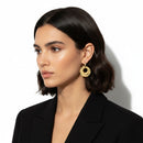 Chatecler Suamèm Mittlere Ohrringe aus 9 Karat Gelbgold – 32101