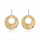 Chatecler Suamèm Mittlere Ohrringe aus 9 Karat Gelbgold – 32101