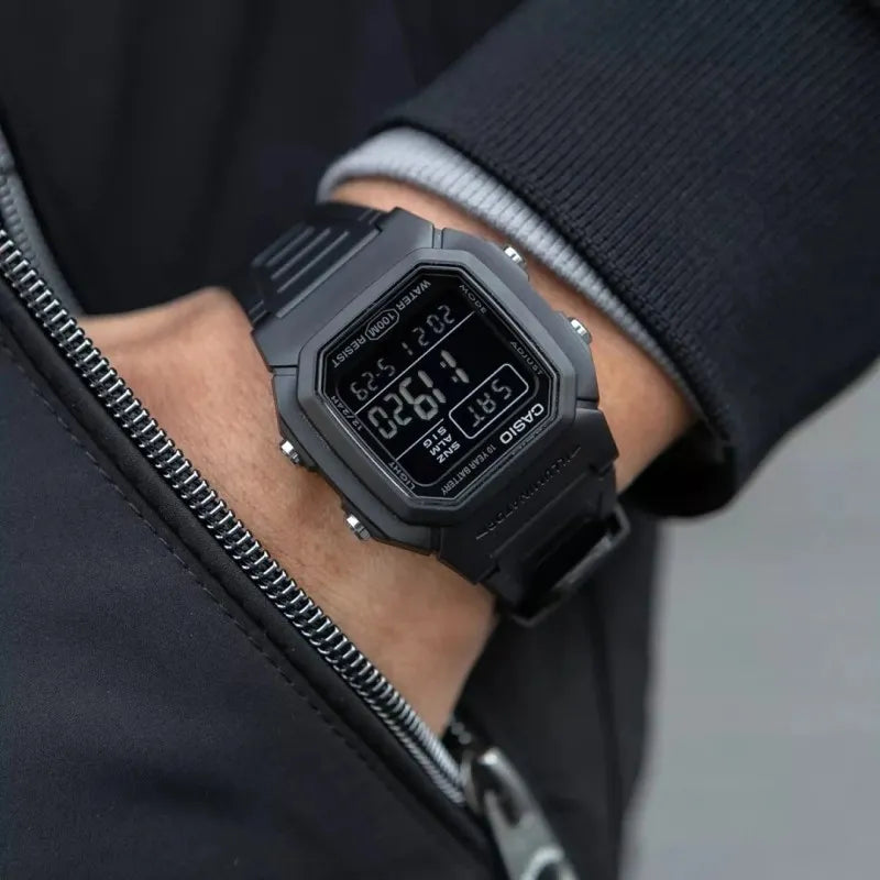 Orologio Casio Collection, total black, 37mm - W-800H-1BVES
