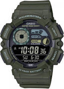 Orologio Casio Collection, digitale outdoor con fasi lunari e indicatore di pesca, 54mm - WS-1500H-3BVEF