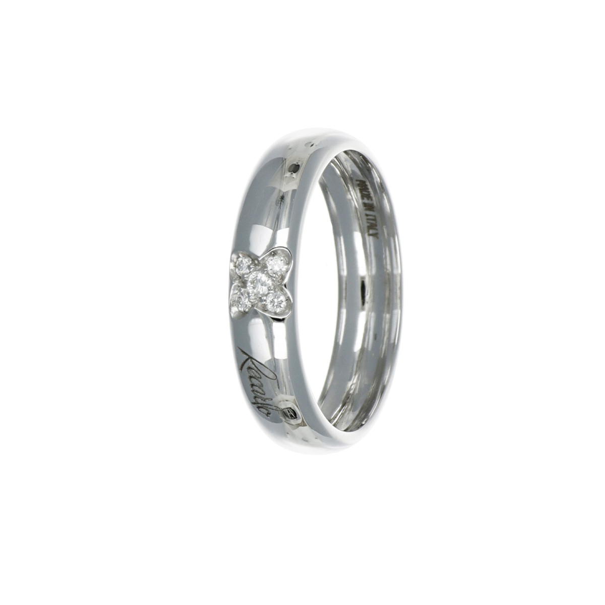 Band ring in white gold and diamonds, Classics collection, 0.40ct - XC001/040B