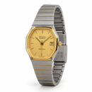 Orologio Zenith Espada Vintage da donna — Acciaio con ghiera placcata oro 23 mm — Quarzo — NOS - 19.2160.106