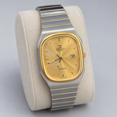 Orologio Zenith Espada Vintage unisex — Acciaio e oro con ghiera placcata 26x31 mm — Quarzo — NOS - 59.0530.197