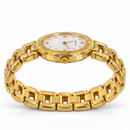 Orologio Zenith da donna, collezione Caprice, in oro giallo 18kt e quadrante bianco, quarzo, NOS, 27mm - 60.0469.296