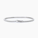 Mabina Uomo - Men's tennis bracelet with white crystals TENNIS CLUB - 533712-S