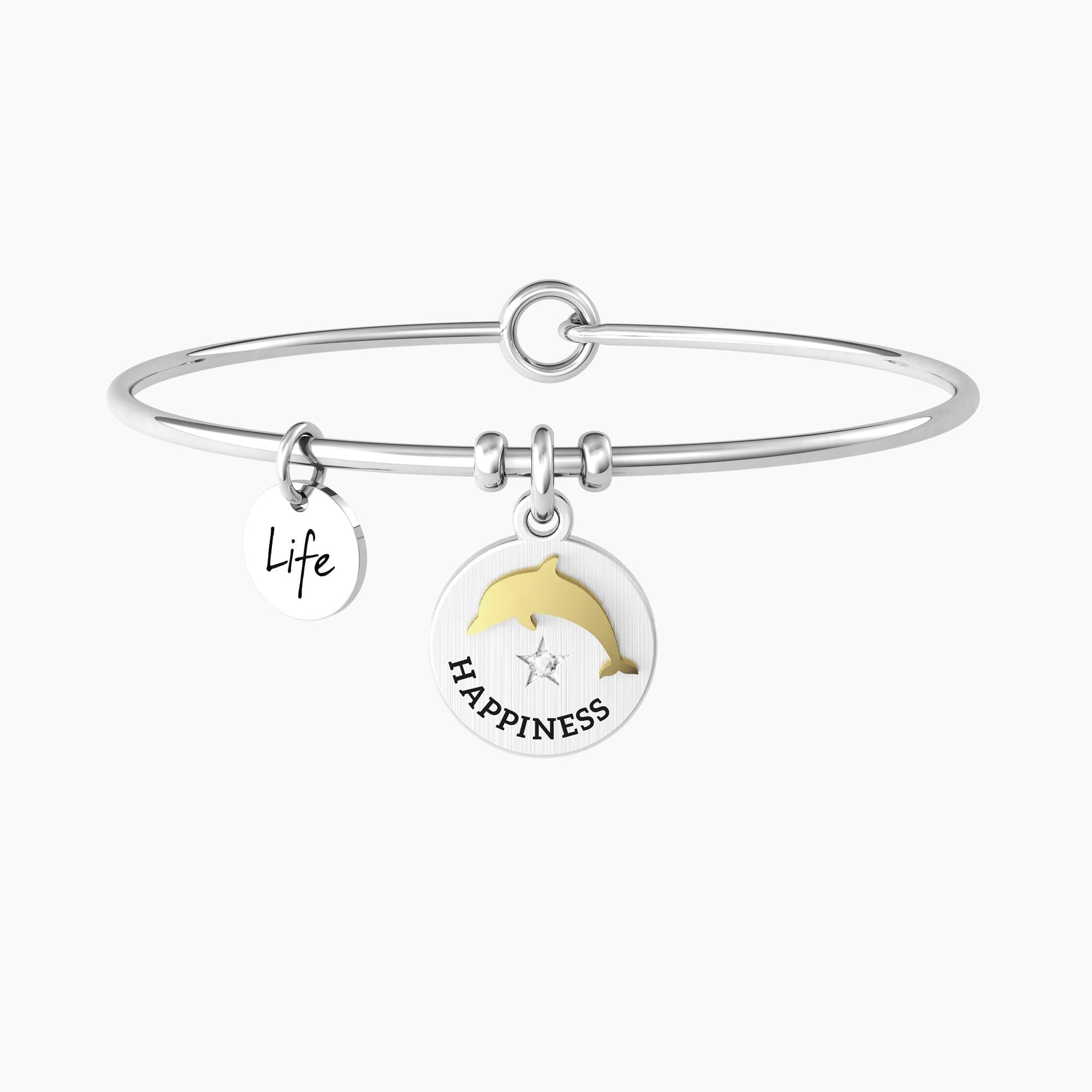 Rigid bracelet with DELFINO pendant | JOY - 732147