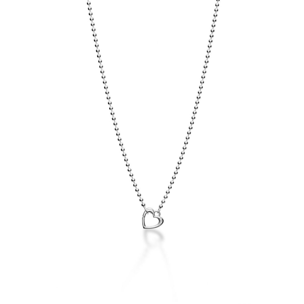 Le Bebè Chain in Silver with Heart – Lock Your Love - LBBA163