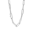 Silver chain necklace - 3937ZI