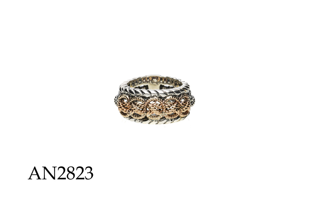 Runder Bandknotenring - AN2823