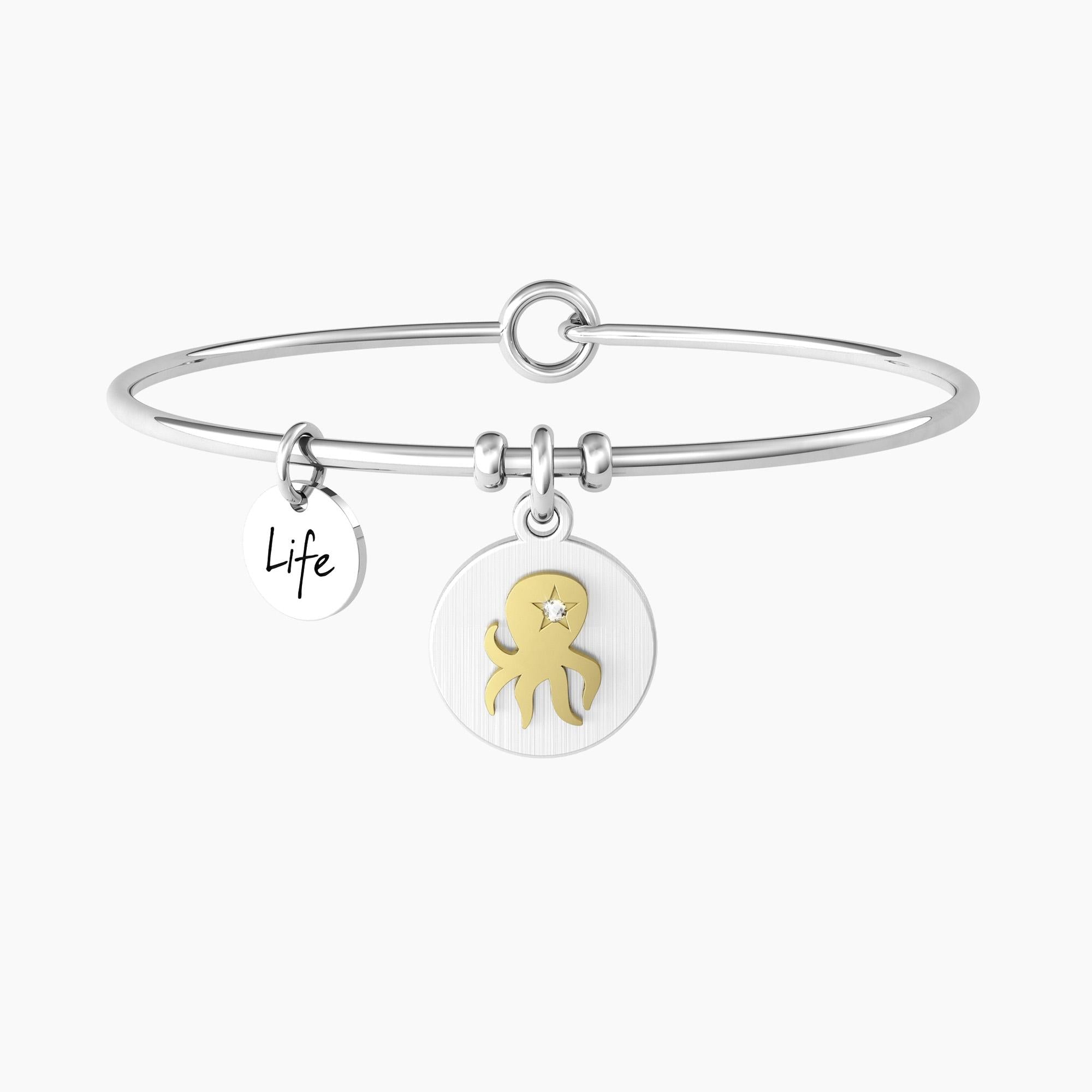 Women's rigid bracelet with OCTOPUS | HUG - 732149
