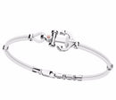 Zancan men's bracelet in silver with anchor and nautical rope - EXB619R-BI