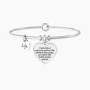 Women's rigid bracelet with friendship pendant - FRIENDSHIP IS ONE SOUL... ARISTOTLE - 732155