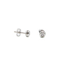 Diana - Boucles d'oreilles en or blanc et diamants pointe claire, 0,10ct - OR LUCE T 03