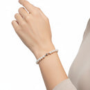 Miluna Oriente pearl bracelet with white gold clasp - PBR1678V