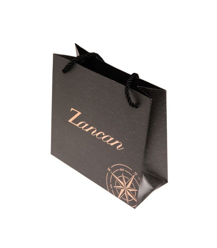 Bracciale da Uomo Zancan con maglia snake, in acciaio 316L, e inserti centrali PVD oro giallo - EHB470