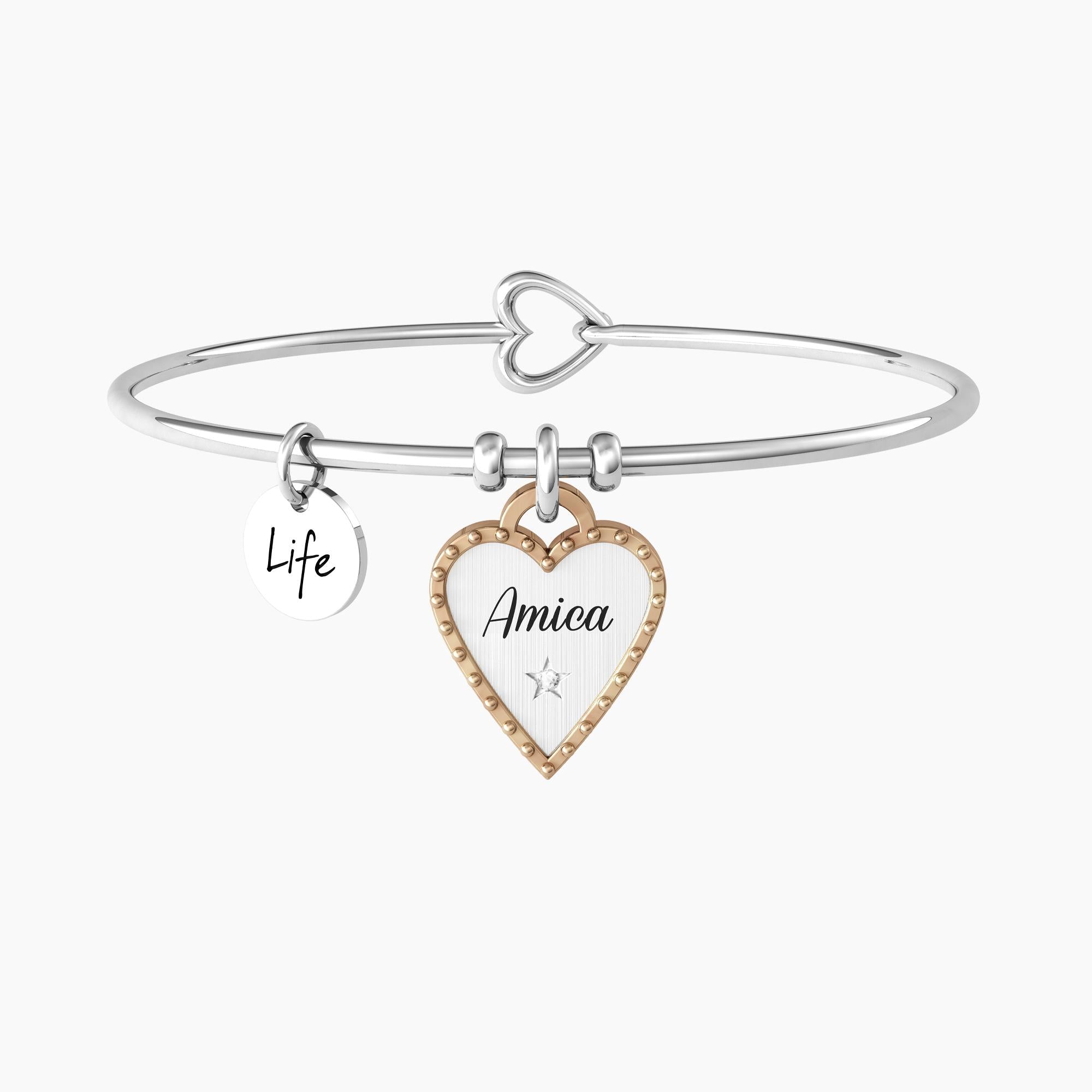 Women's Bracelet Love Collection - Heart | Friend you are unique - 732027