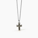 Mabina Man - Silver necklace with MYSTICAL cross - 553636