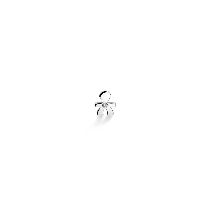 LE BRICIOLE - WHITE GOLD AND DIAMOND CHILD EARRING - LBB309