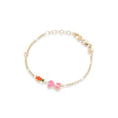 FORTUNA - BRACELET LAPIN ET CAROTTE EN OR JAUNE - PMG030