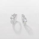 BOUCLES D'OREILLES EN OR BLANC ET DIAMANTS, 0,20ct - BB39497A/0.20