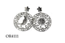 Stardust silver earrings - OR2910A