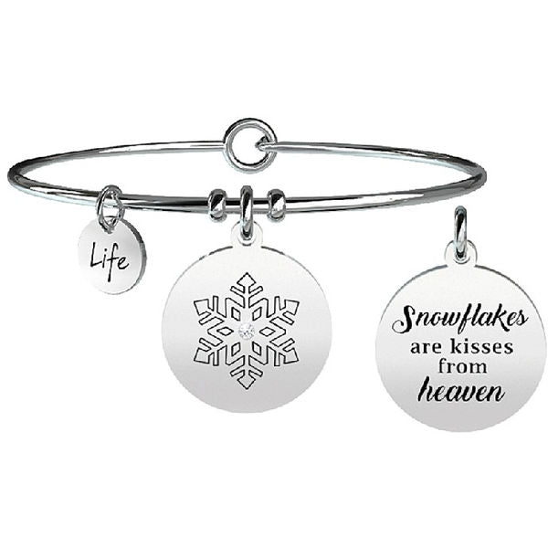 Bracelet Femme Collection Symboles - Flocon de Neige | Bisous du Ciel - 731256