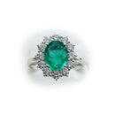 Recarlo Ring with Diamonds and Colombian Emerald, 1.92ct of emeralds - R79CC004/SM050