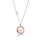 LE LUNE - SUONAMORE PENDANT IN ROSE GOLD PLATED SILVER - SNM012
