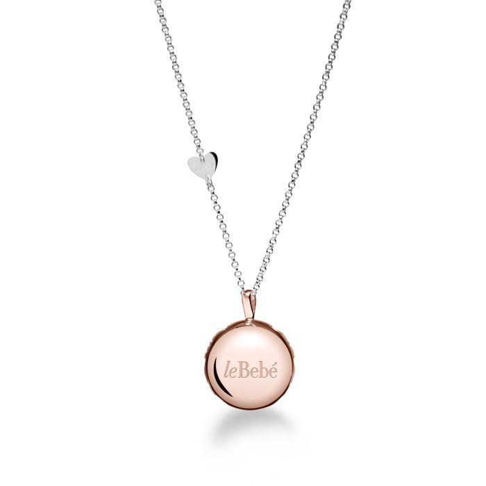 LE LUNE - SUONAMORE PENDANT IN ROSE GOLD PLATED SILVER - SNM012
