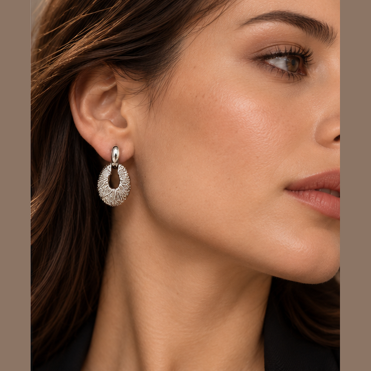 Orecchini Pianegonda in argento a lobo - OA010122