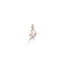 Le Bebè Charm in Rose Gold and Silver with Letter D - Lock Your Love - LBB170-D