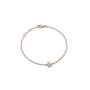 LE BRICIOLE - BRACELET ENFANT OR ROSE ET DIAMANTS - LBB325