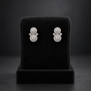 Recarlo Orecchini Bilogy in oro bianco 18 kt con diamanti naturali ct 0,51 - E01FA043/051