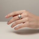 Anello Chantecler collezione Et Voilà in argento e smalto bianco - 36388