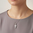 Zancan necklace with gold cross for men - EC582B