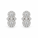 Recarlo Orecchini Bilogy in oro bianco 18 kt con diamanti naturali ct 0,51 - E01FA043/051