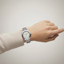 OROLOGIO LONGINES CONQUEST, quarzo quadrante bianco e lancette dorate, 30mm - L33504126