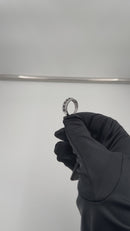ANELLO VERETTA GIORGIO VISCONTI IN ORO BIANCO, DIAMANTI E 7 ZAFFIRI, 0.51ct di zaffiri - ABX17328Z