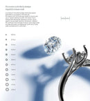 Anello Recarlo, collezione Camelia, in Oro Bianco 18kt, giro di Diamanti e Smeraldo centrale, 0.31ct di smeraldi - R77CC001/SM