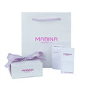 Mabina Donna – Glänzende silberne Spitzenohrringe – 563601