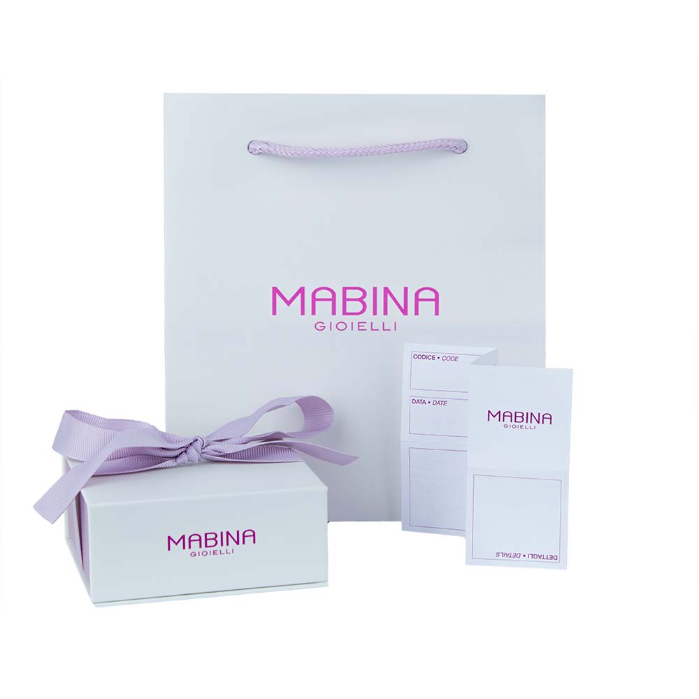 Mabina Donna - Orecchini in argento con punti luce SHINYY - 563608