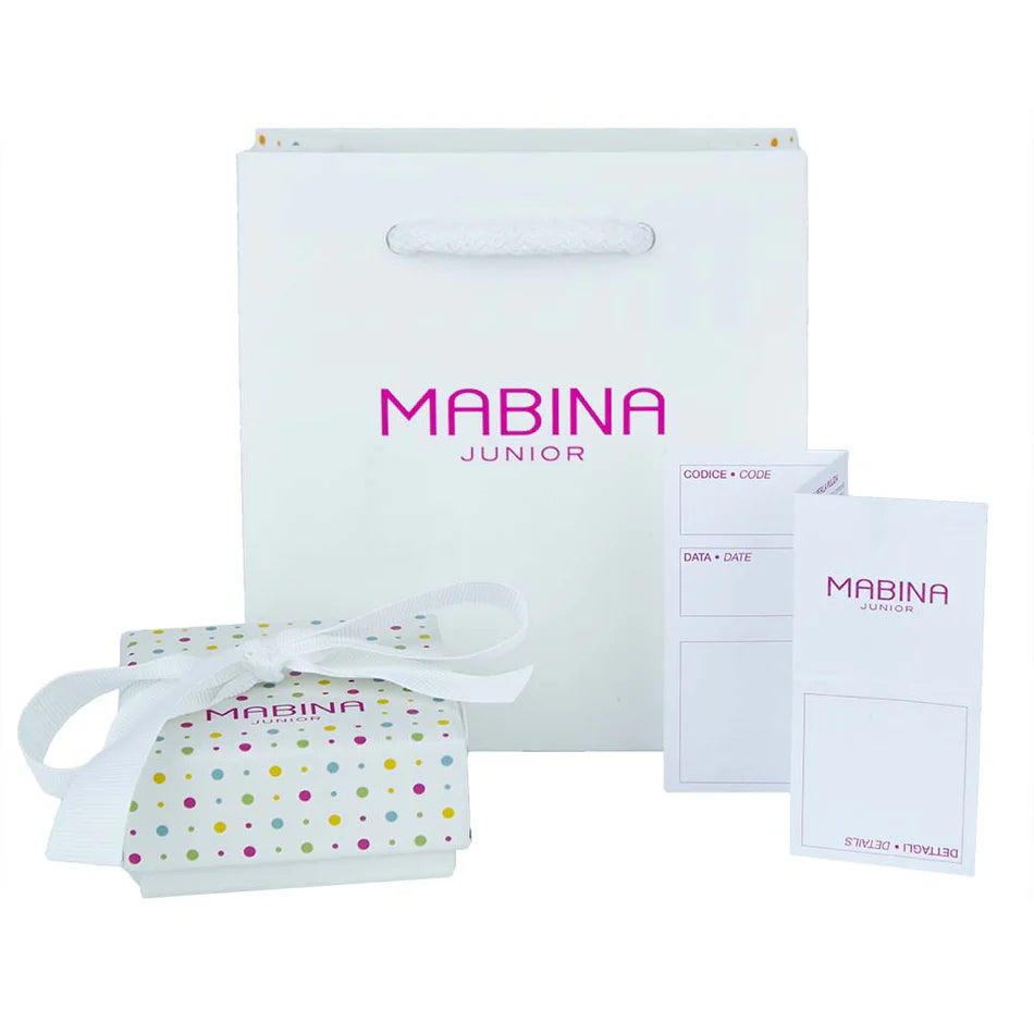 Mabina Junior - Anello con quadrifoglio smaltato e zirconi CERCAMI - 523505