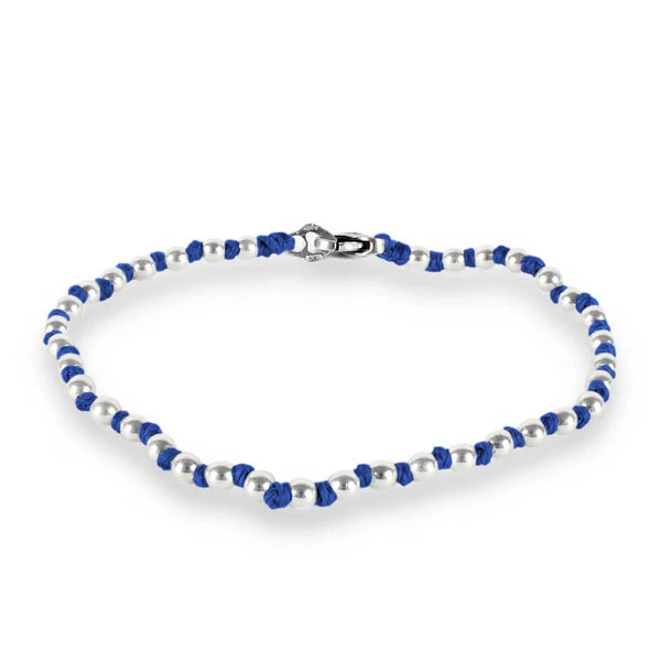 BRACCIALE Spadarella Crushed, colore blu fluo, 19cm - SPBR03-Blu fluo
